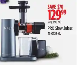 Canadian Tire Ninja PRO Slow Juicer offer
