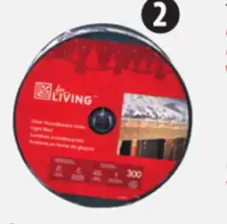Canadian Tire For Living 300 Incandescent Icicle Lights, Clear offer