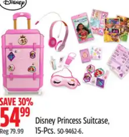 Canadian Tire Disney Princess Suitcase, 15-Pcs offer