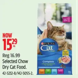 Canadian Tire Purina Selected Chow Dry Cat Food offer