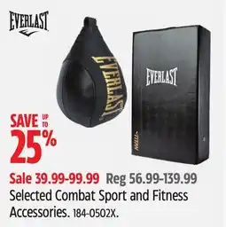Canadian Tire EVERLAST Selected Combat Sport and Fitness Accessories offer