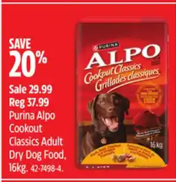 Canadian Tire Purina Alpo Cookout Classics Adult Dry Dog Food offer