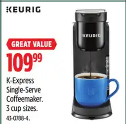 Canadian Tire K-Express Single-Serve Coffeemaker offer