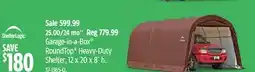 Canadian Tire ShelterLogic Garage-in-a-Box RoundTop Heavy-Duty Shelter, 12 x 20 x 8´ h offer