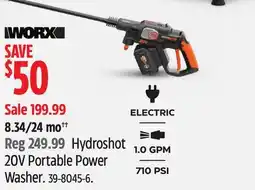 Canadian Tire Hydroshot 20V Portable Power Washer offer