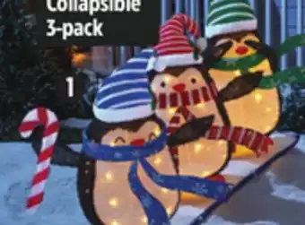 Canadian Tire 3 LED Skiing Penguins, 3-Pack offer