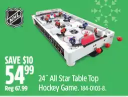 Canadian Tire NHL 24˝ All Star Table Top Hockey Game offer