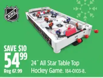 Canadian Tire NHL 24˝ All Star Table Top Hockey Game offer
