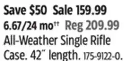 Canadian Tire Huntshield All-Weather Single Rifle Case offer