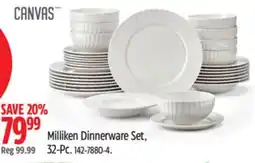 Canadian Tire CANVAS Milliken Dinnerware Set offer