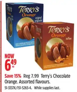 Canadian Tire Terry's Chocolate Orange offer