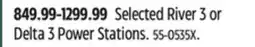 Canadian Tire ECOFLOW Selected River 3 or Delta 3 Power Stations offer
