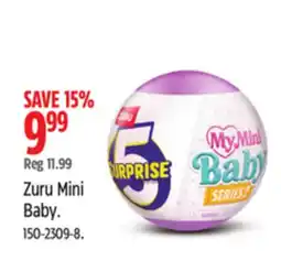 Canadian Tire Zuru Mini Baby offer