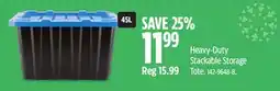 Canadian Tire Mastercraft Heavy-Duty Stackable Storage Tote offer