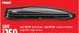 Canadian Tire Thule Convoy XT Rooftop Cargo Box Large offer