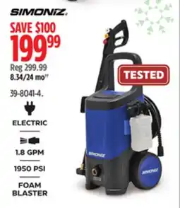 Canadian Tire SIMONIZ FOAM BLASTER offer