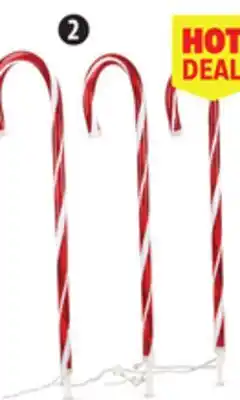 Canadian Tire For Living 28˝ Pre-Lit Candy Cane offer