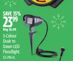 Canadian Tire 3-Colour Dusk to Dawn LED Floodlight offer
