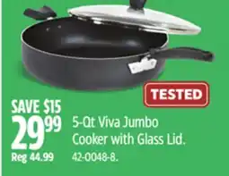 Canadian Tire T-fal 5-Qt Viva Jumbo Cooker with Glass Lid offer