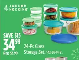 Canadian Tire 24-Pc Glass Storage Set offer