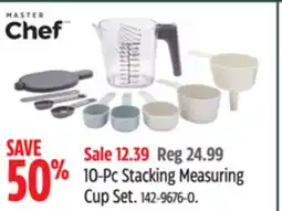 Canadian Tire 10-Pc Stacking Measuring Cup Set offer