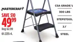 Canadian Tire Mastercraft CSA GRADE 1A 300 LBS STEPSTOOL 3.1´ STEEL offer