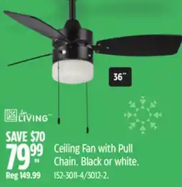Canadian Tire For Living Ceiling Fan with Pull Chain offer