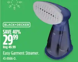 Canadian Tire Easy Garment Steamer offer