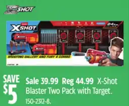 Canadian Tire X-Shot Blaster Two Pack with Target offer