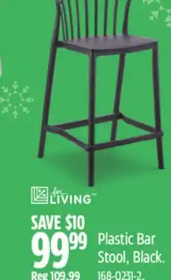 Canadian Tire For Living Plastic Bar Stool offer