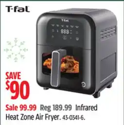 Canadian Tire T-fal Infrared Heat Zone Air Fryer offer