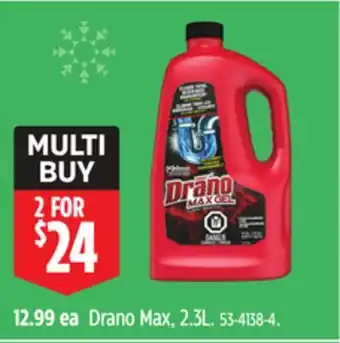 Canadian Tire Drano Max offer