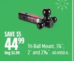 Canadian Tire Tri-Ball Mount. 17⁄8˝, 2˝ and 25⁄16˝ offer