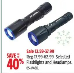 Canadian Tire Selected Flashlights and Headlamps offer