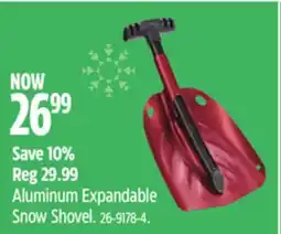 Canadian Tire Aluminum Expandable Snow Shovel offer