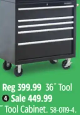 Canadian Tire Mastercraft 6˝ Tool Cabinet offer
