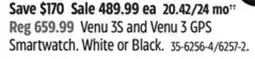 Canadian Tire Garmin Venu 3S and Venu 3 GPS Smartwatch offer