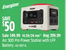 Canadian Tire Energizer Arc 300 Pro Power Station with LFP Battery offer