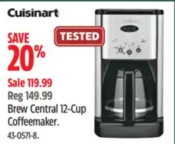 Canadian Tire Cuisinart Brew Central 12-Cup Coffeemaker offer