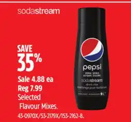 Canadian Tire Sodastream Selected Flavour Mixes offer