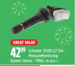 Canadian Tire Schrader 33500 EZ Tire PressureMonitoring System Sensor - TPMS offer