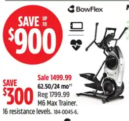 Canadian Tire Bowflex M6 Max Trainer offer
