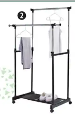 Canadian Tire type A Double Garment Rack. No-tool assembly offer