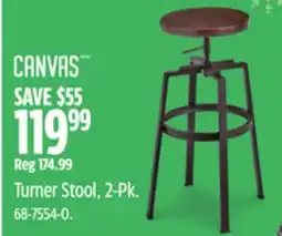 Canadian Tire CANVAS Turner Stool, 2-Pk offer