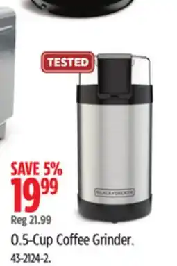 Canadian Tire 0.5-Cup Coffee Grinder offer