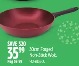 Canadian Tire PADERNO 30cm Forged Non-Stick Wok offer