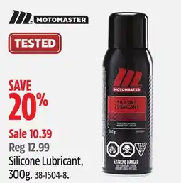 Canadian Tire MotoMaster Silicone Lubricant offer
