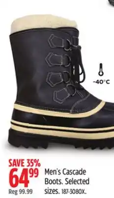 Canadian Tire Outbound Men's Cascade Boots offer