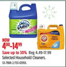 Canadian Tire Selected Household Cleaners offer
