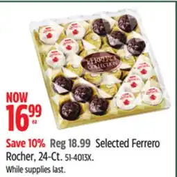 Canadian Tire Selected Ferrero Rocher offer
